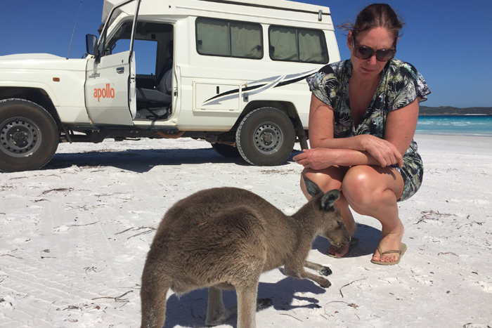 Margret ontdekt Australië met een 4x4