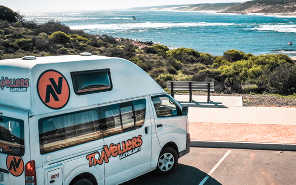 Travellers Autorbarn Australië Kuga campervan Travellers Autobarn Australië