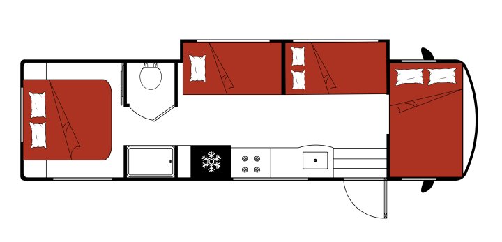 C Family Sleeper van El Monte RV